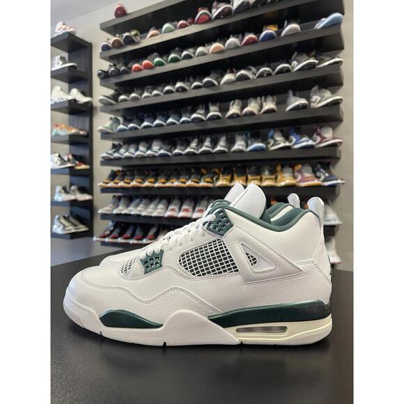 Size 10.5 - Nike Air Jordan 4 Retro Oxidized Green White